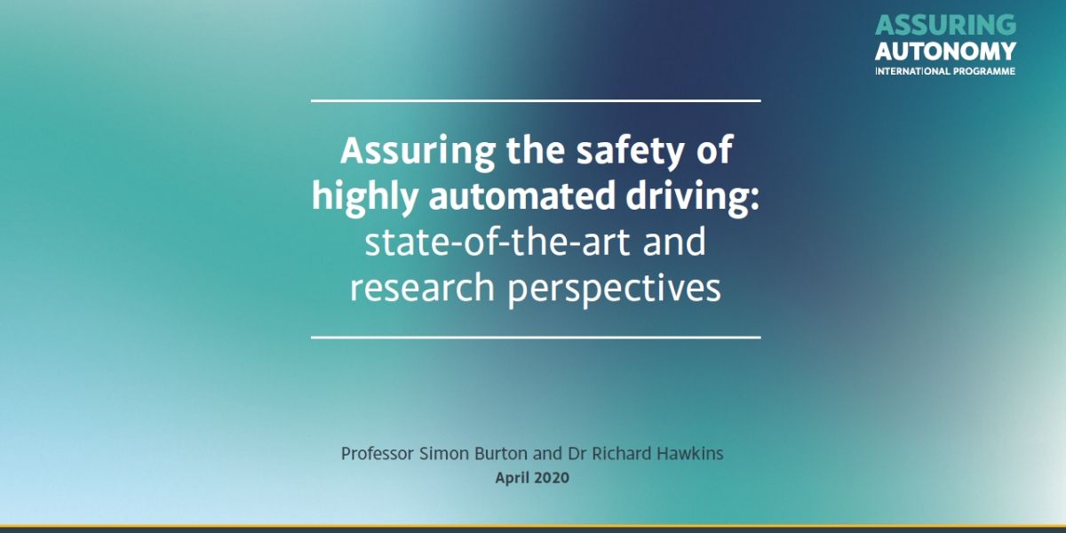 text: assuring the safety of highly automated driving: state-of-the-art and research perspectives